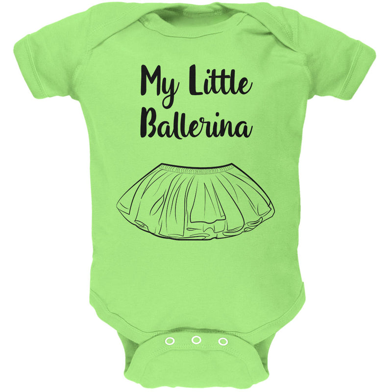 My Little Ballerina Soft Baby One Piece Baby One Piece Old Glory 0-3M Green 