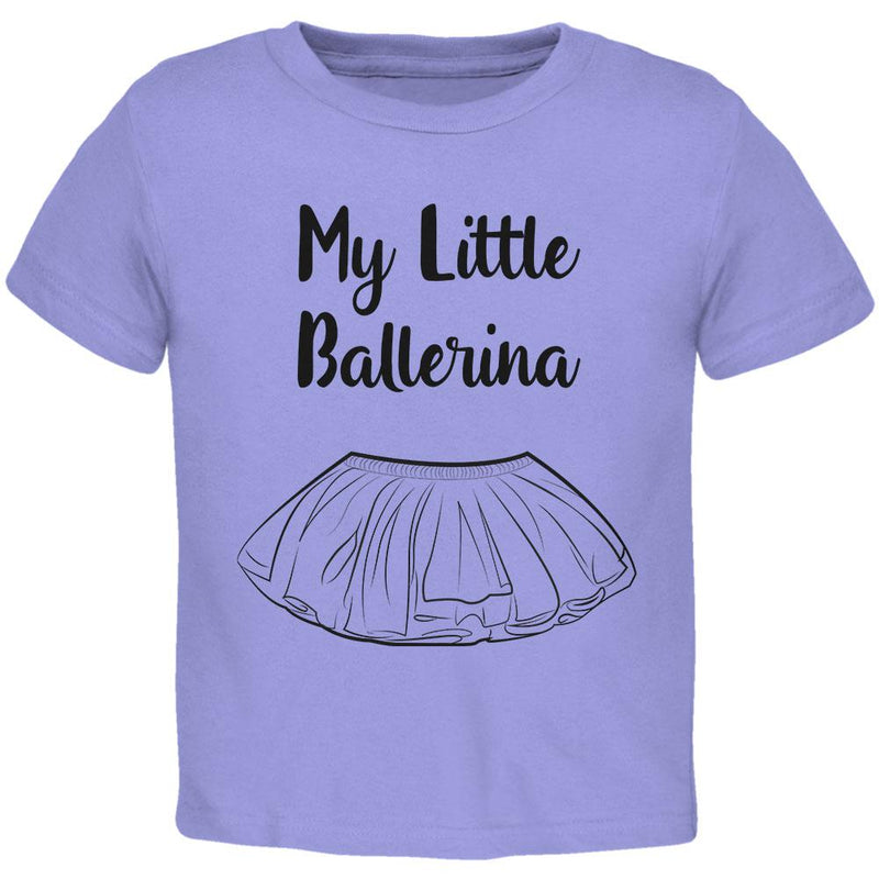 My Little Ballerina Toddler T Shirt Toddler T-Shirts Old Glory 3T Periwinkle 