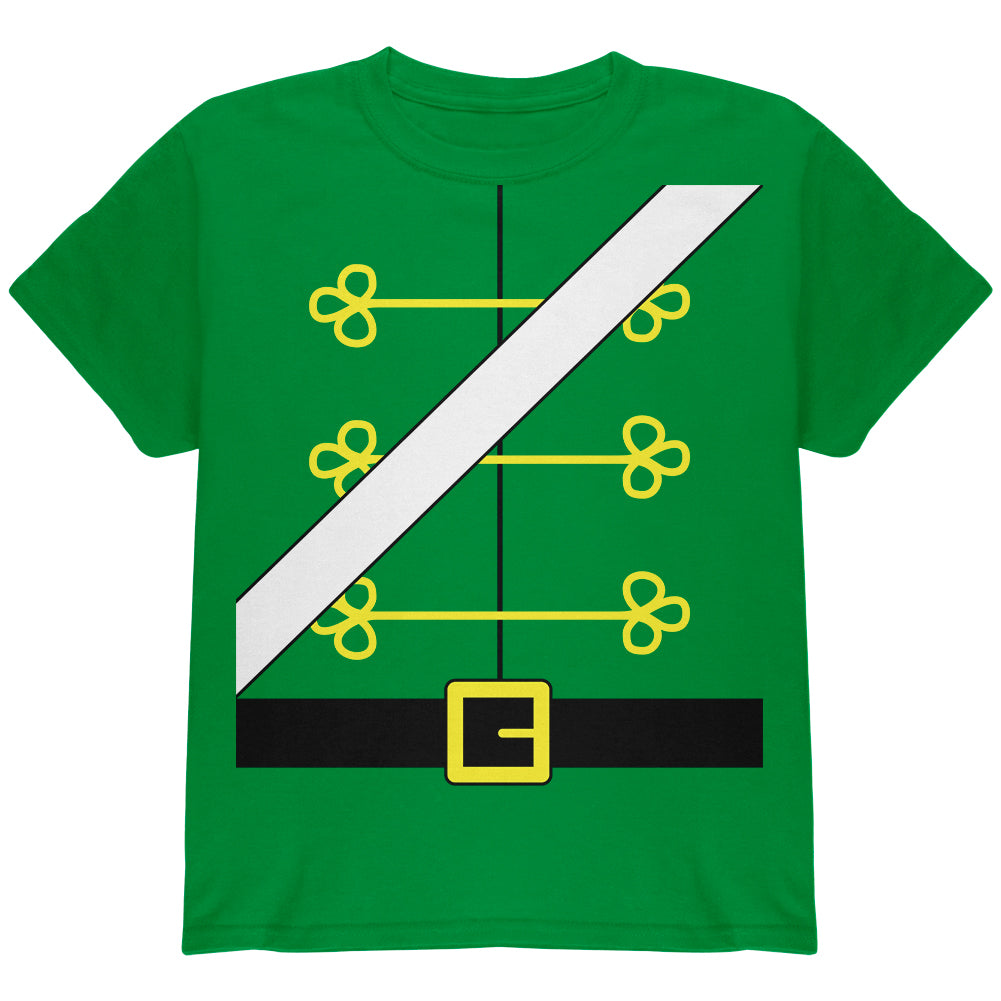 Christmas Toy Soldier Nutcracker Costume Youth T Shirt Youth T-Shirts Old Glory YLG Irish Green 