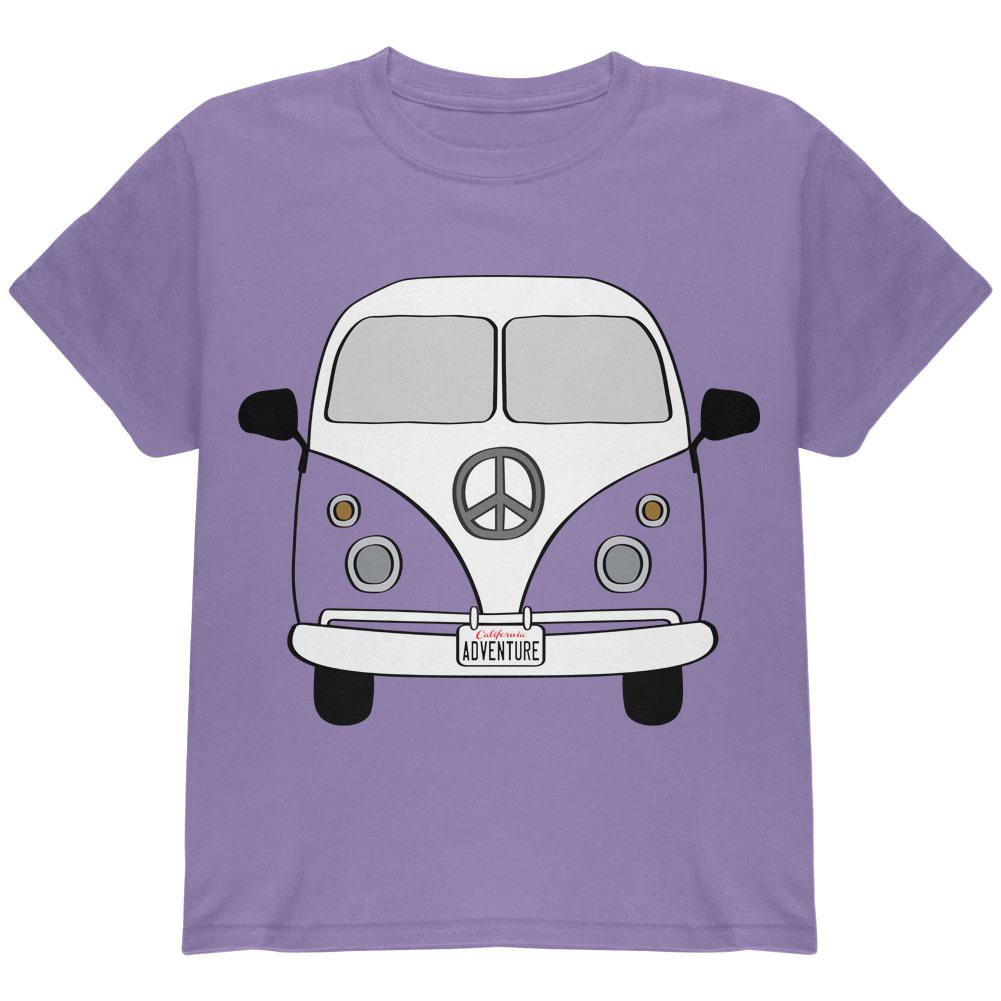 Halloween Travel Bus Costume Camper Adventure Youth T Shirt Youth T-Shirts Old Glory LG Violet 