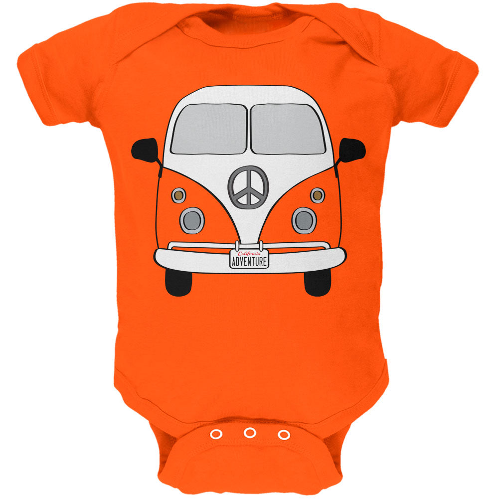 Halloween Travel Bus Costume Camper Adventure Soft Baby One Piece Baby One Piece Old Glory 0-3M Orange 