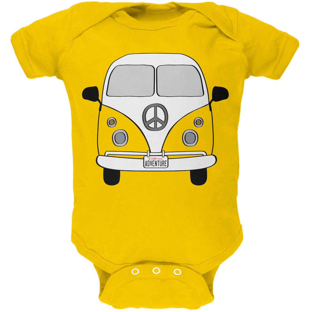 Halloween Travel Bus Costume Camper Adventure Soft Baby One Piece Baby One Piece Old Glory 0-3M Yellow 