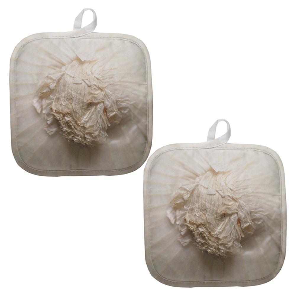 White Onion All Over Pot Holder (Set of 2) Pot Holders Old Glory OS Multi 