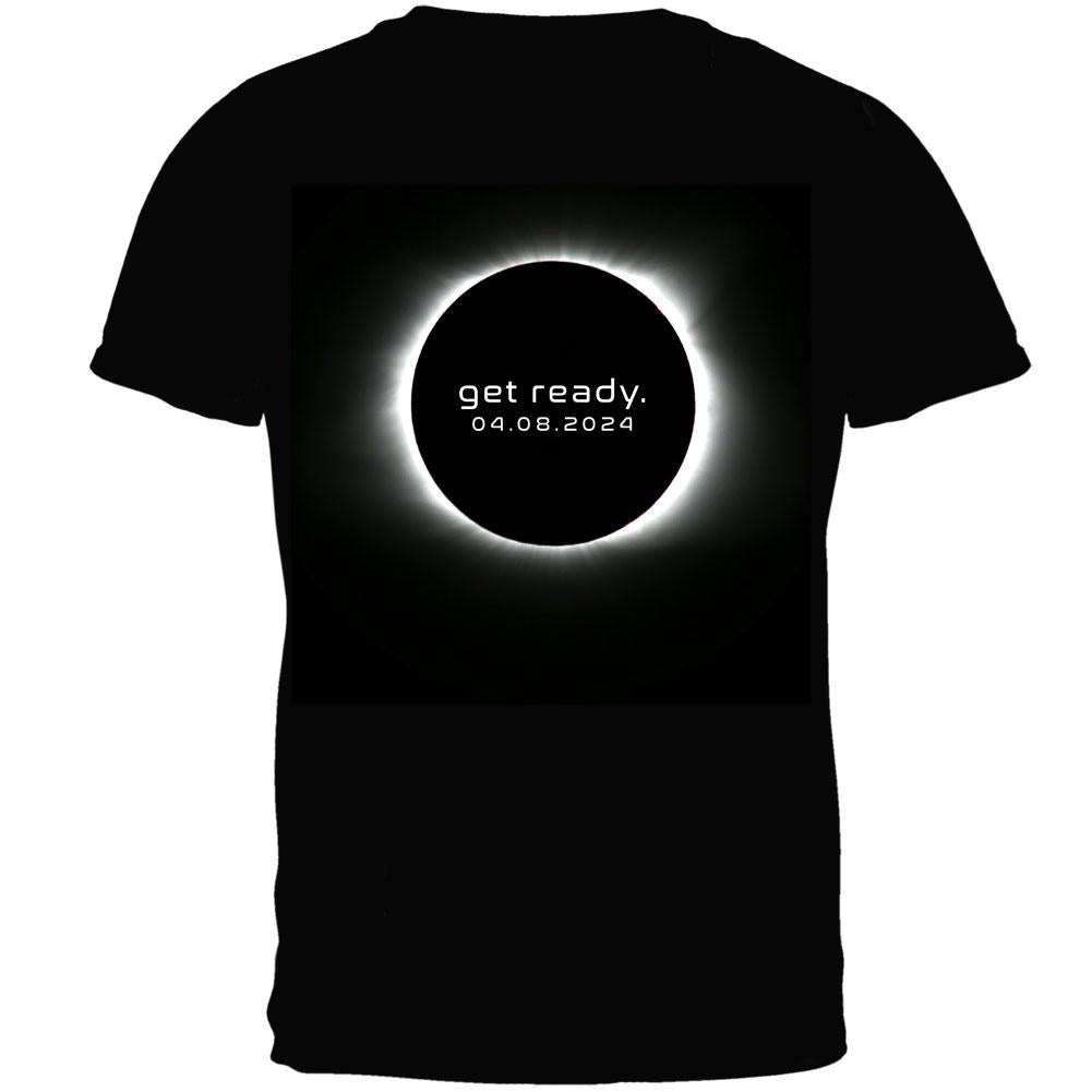 Get Ready Next Total Solar Eclipse Mens T Shirt Men's T-Shirts Old Glory 2XL Black 