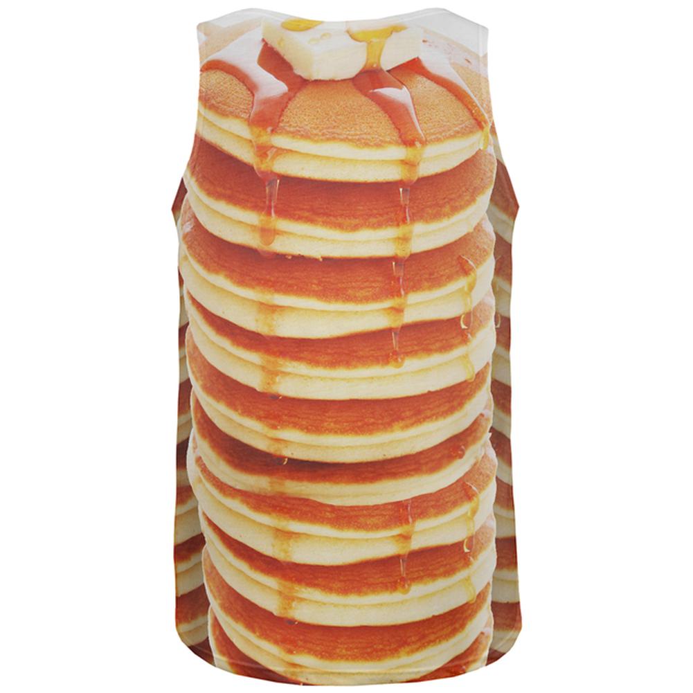 Halloween Pancakes and Syrup Breakfast Costume All Over Mens Tank Top Men's Tank Tops Old Glory   