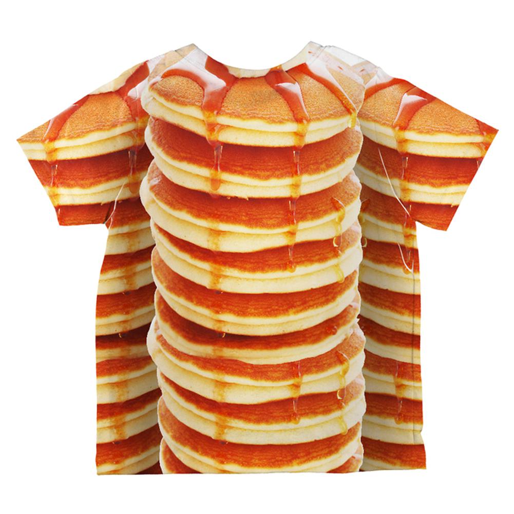 Halloween Pancakes and Syrup Breakfast Costume All Over Toddler T Shirt Toddler T-Shirts Old Glory   