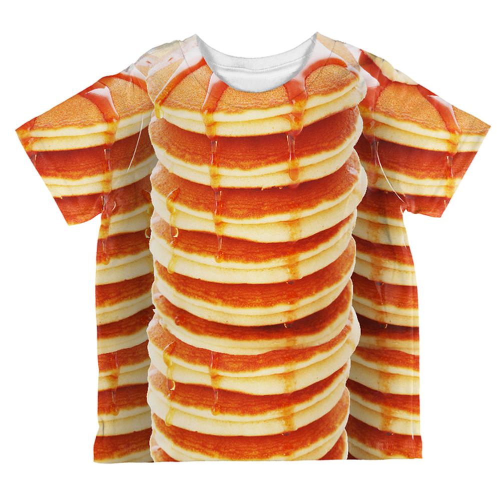 Halloween Pancakes and Syrup Breakfast Costume All Over Toddler T Shirt Toddler T-Shirts Old Glory 2T Multi 