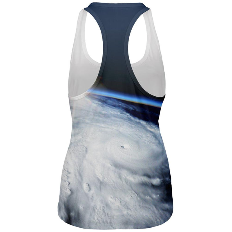 Hurricane at Sunrise Force of Nature All Over Womens Work Out Tank Top Women's Tank Tops Old Glory   