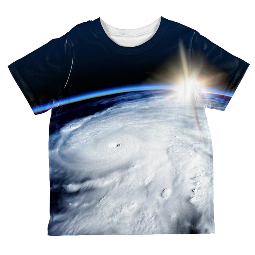 Hurricane at Sunrise Force of Nature All Over Toddler T Shirt Toddler T-Shirts Old Glory 2T Multi 