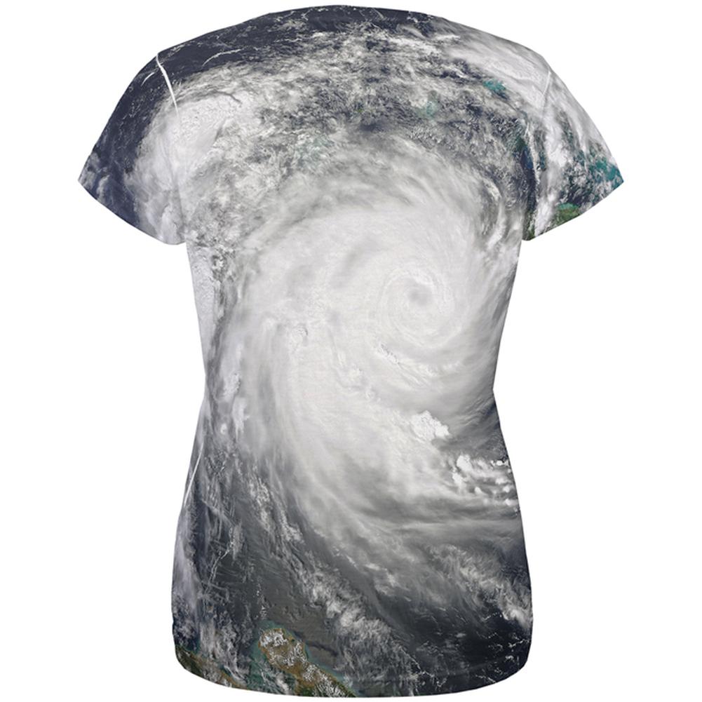 Halloween Gulf Coast Hurricane Costume All Over Womens T Shirt Women's T-Shirts Old Glory   