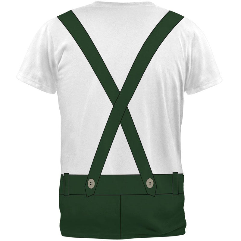 Halloween Lederhosen Yodelling Yodeller Costume Swiss All Over Mens T Shirt Men's T-Shirts Old Glory   