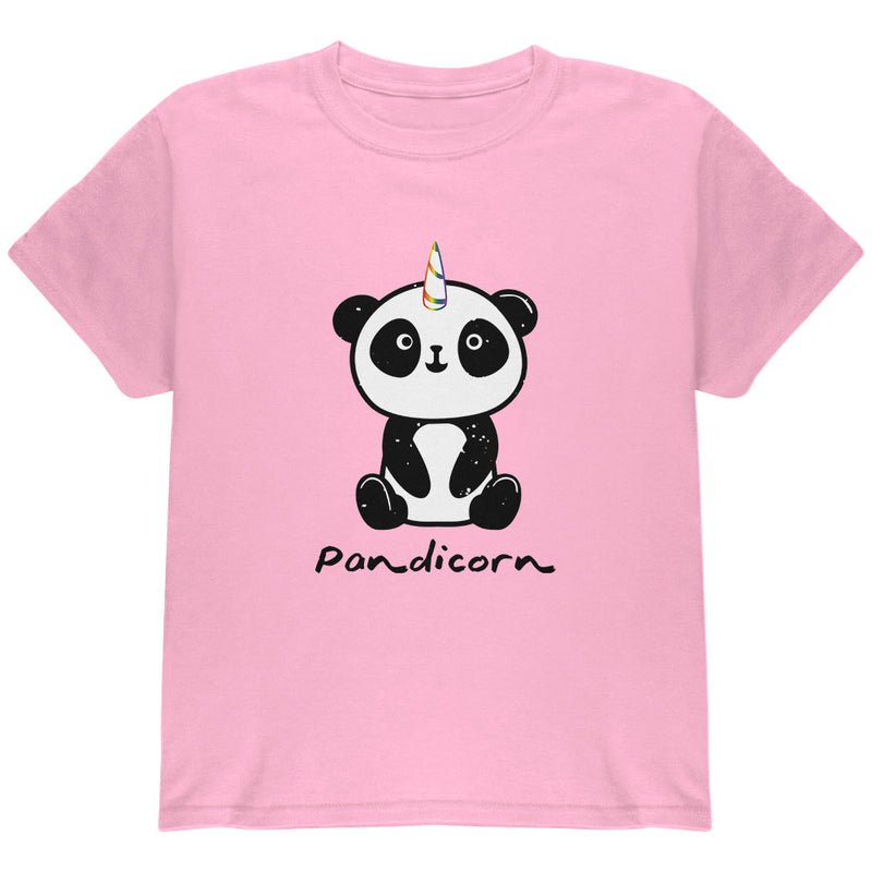 Pandicorn Panda Unicorn Youth T Shirt Youth T-Shirts Old Glory YLG Light Pink 