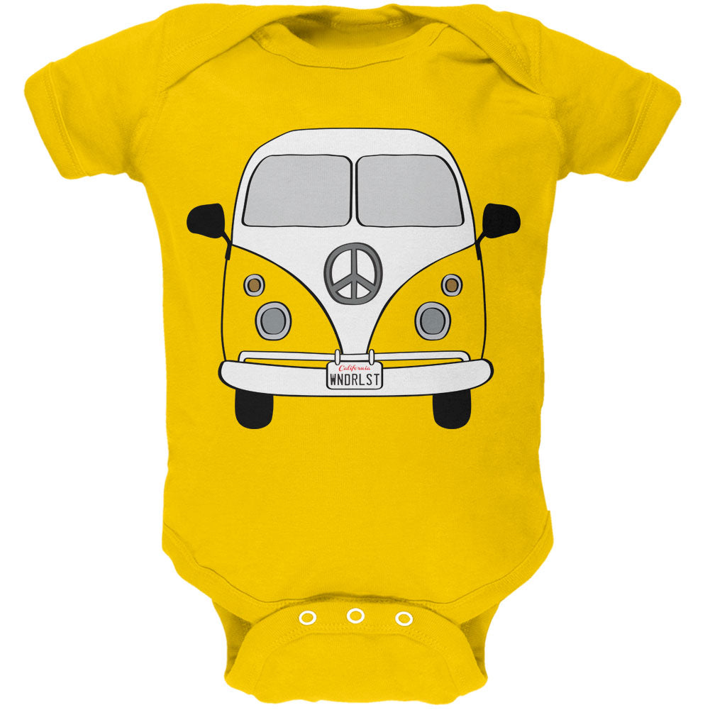 Halloween Travel Bus Costume Camper Wanderlust Soft Baby One Piece Baby One Piece Old Glory 12M Yellow 