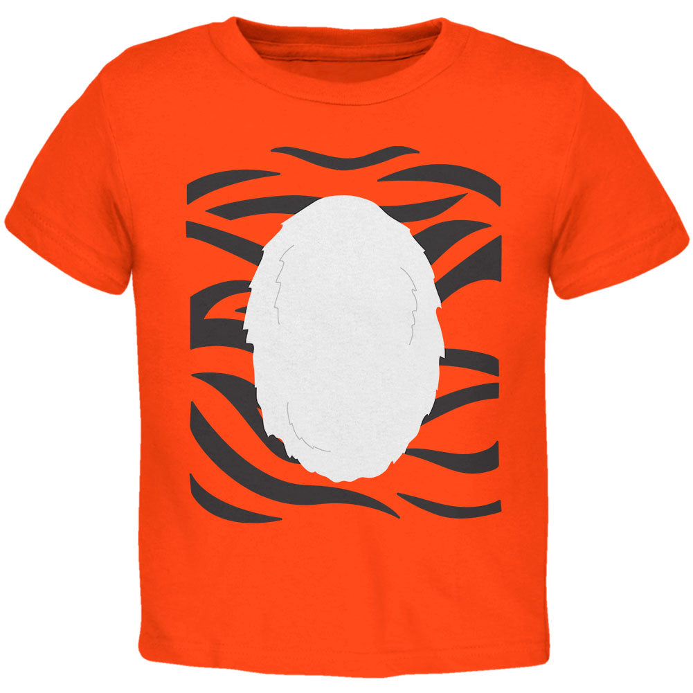 Halloween Tiger Costume Toddler T Shirt Toddler T-Shirts Old Glory 2T Orange 