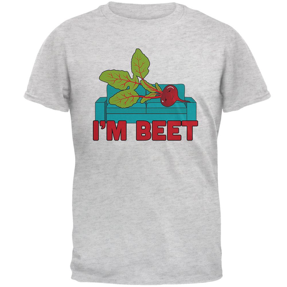 Vegetable I'm Beet Beat Mens T Shirt Men's T-Shirts Old Glory 2XL Light Heather Grey 