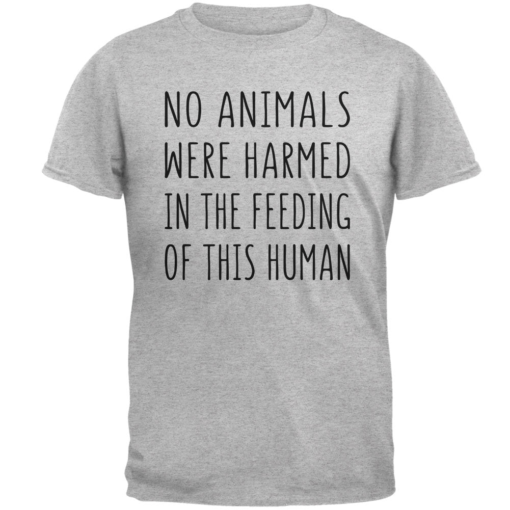 Activist No Animals Were Harmed in the Feeding of this Human Mens T Shirt Men's T-Shirts Old Glory 2XL Heather 