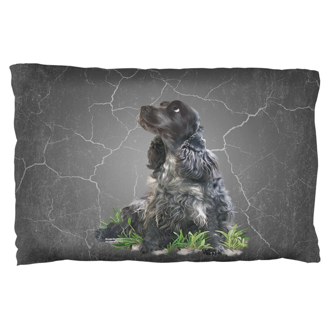 English Cocker Spaniel Live Forever Pillow Case Pillowcases Old Glory OS Multicolored 