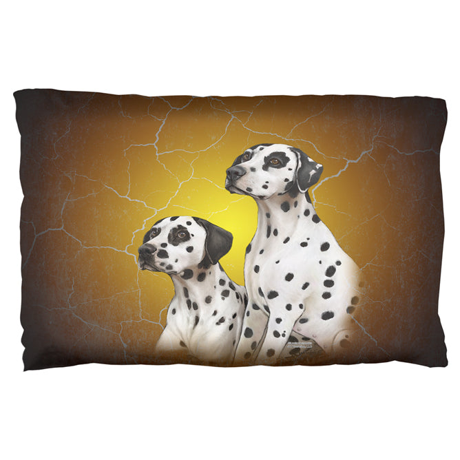 Dalmatians Live Forever Pillow Case Pillowcases Old Glory OS Multicolored 