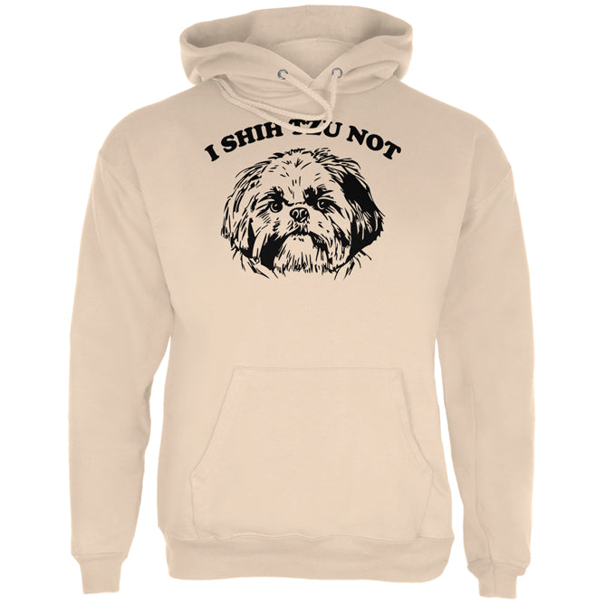 I Shih Tzu Not Mens Hoodie Men's Hoodies Old Glory 2XL Sand 