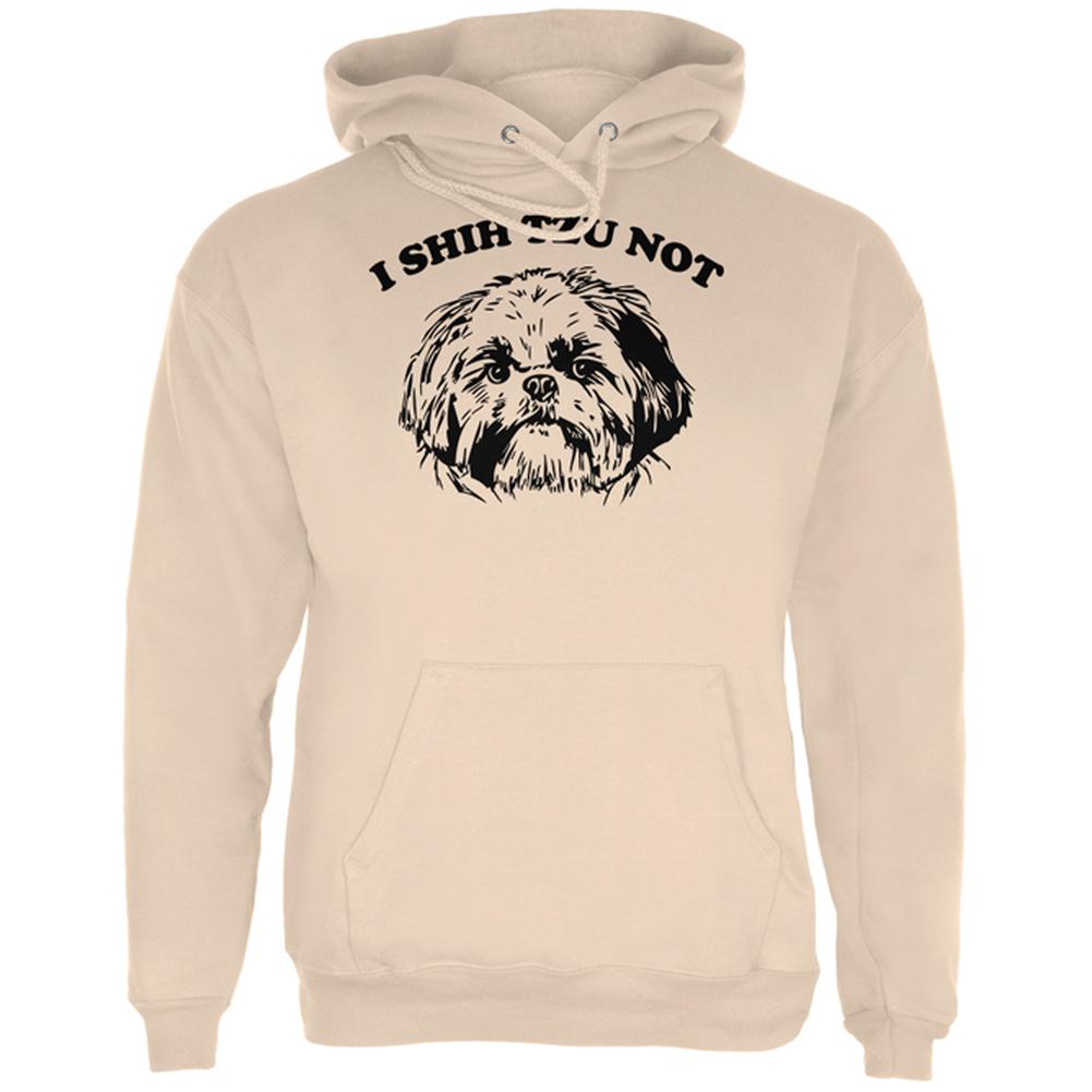 I Shih Tzu Not Mens Hoodie Men's Hoodies Old Glory XL Sand 