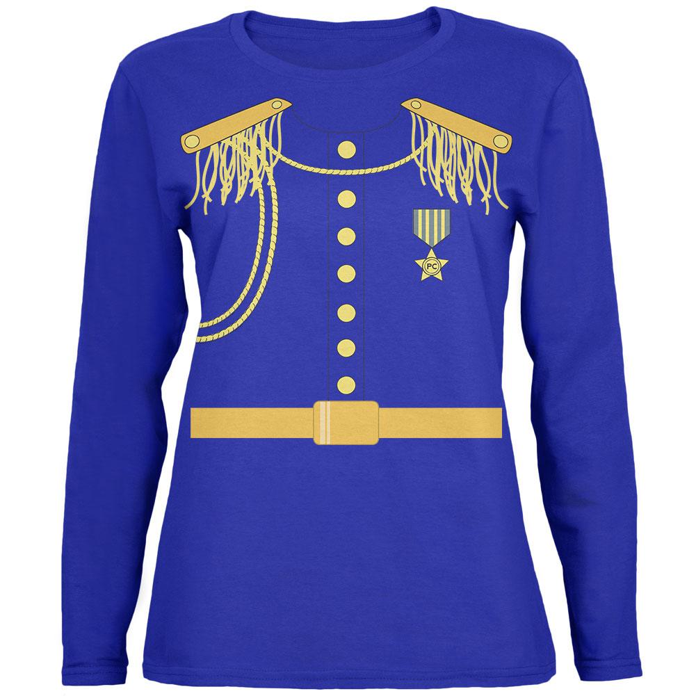 Halloween Prince Charming Womens Long Sleeve T Shirt Women's Long Sleeves Old Glory 2XL Royal 