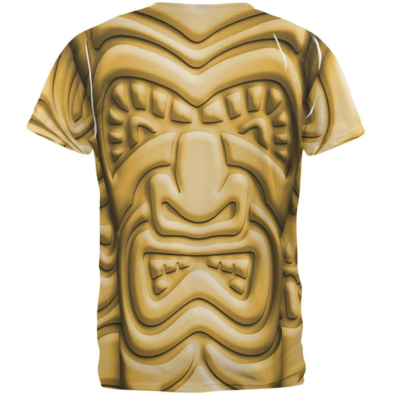 Tiki God Gold Face Luau All Over Mens T Shirt Men's T-Shirts Old Glory   