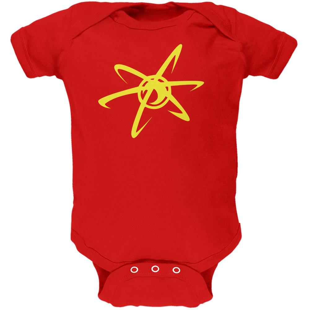 Halloween Boy Genius Soft Baby One Piece Baby One Piece Old Glory 0-3M Red 