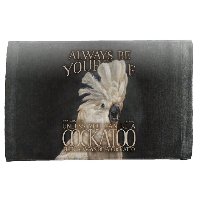 Always Be Yourself Unless Cockatoo All Over Hand Towel Hand Towel Old Glory OS Multicolored 