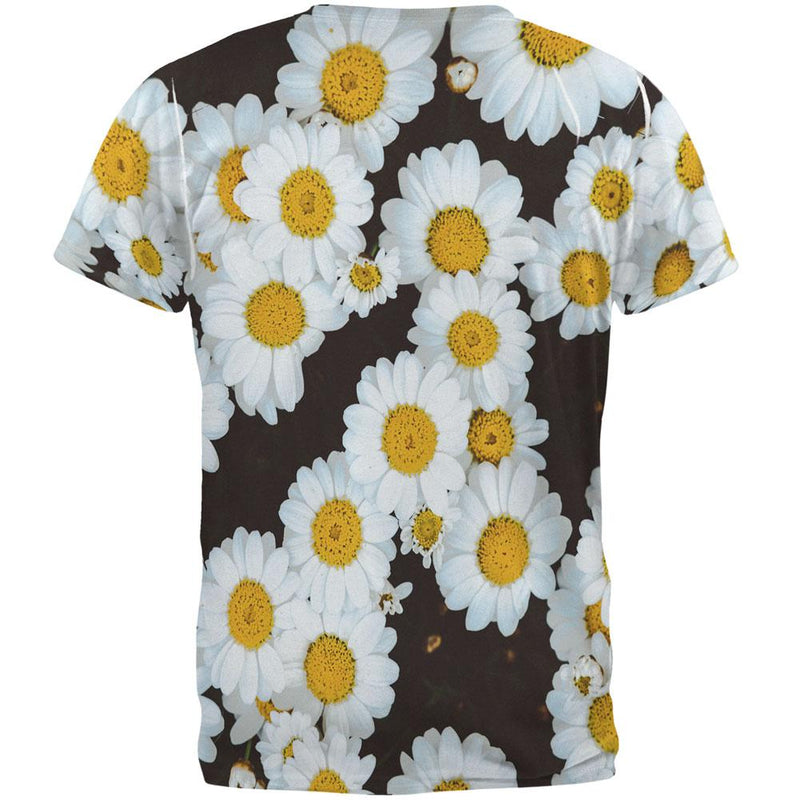 Daisies All Over Mens T Shirt Men's T-Shirts Old Glory   