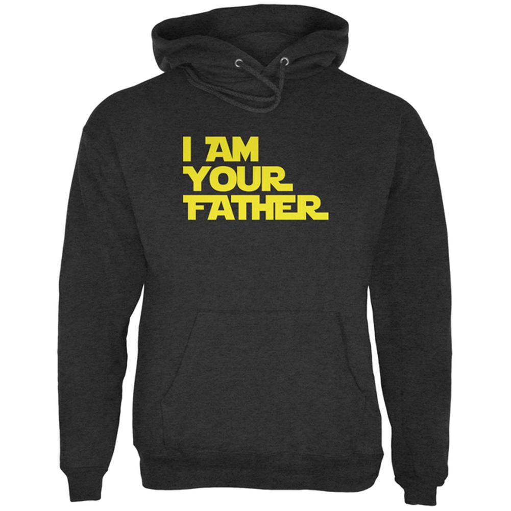 I Am Your Father Mens Hoodie Men's Hoodies Old Glory 2XL Charcoal Heather 