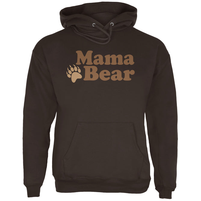 Mothers Day Mama Bear Mens Hoodie Men's Hoodies global 2XL Brown 