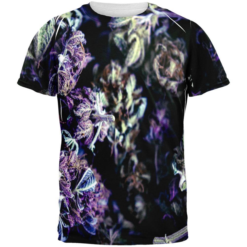 Marijuana Purple Haze All Over Mens T Shirt Men's T-Shirts Old Glory 2XL Multi 