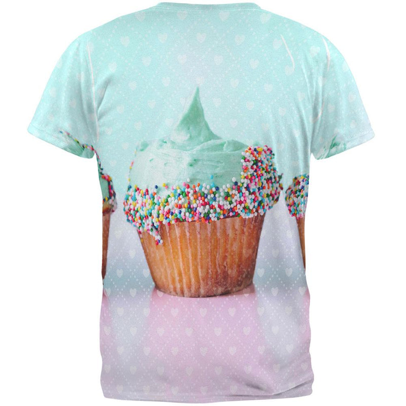 Treat Yo Self Cupcakes All Over Mens T Shirt Men's T-Shirts Old Glory   