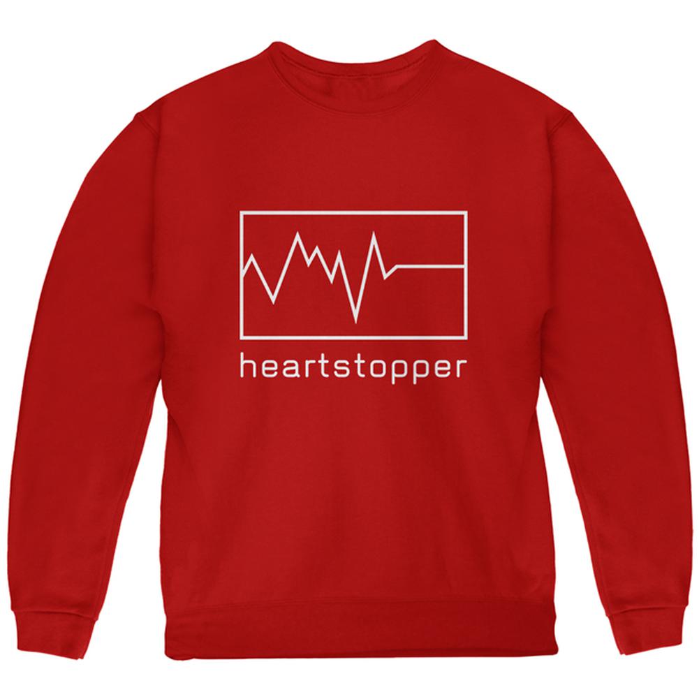 Valentine's Day Heartstopper Youth Sweatshirt Youth Sweatshirts Old Glory LG Red 