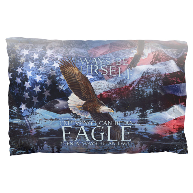 Always Be Yourself Unless American Bald Eagle Pillow Case Pillowcases global OS Multicolored 