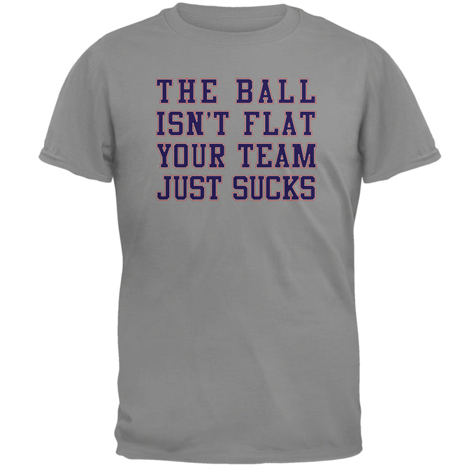 Deflategate Your Team Sucks Mens T Shirt Men's T-Shirts Old Glory 2XL Gravel 