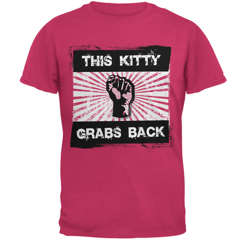 Feminist Activist This Kitty Grabs Back Mens T Shirt Men's T-Shirts Old Glory 2XL Pink 