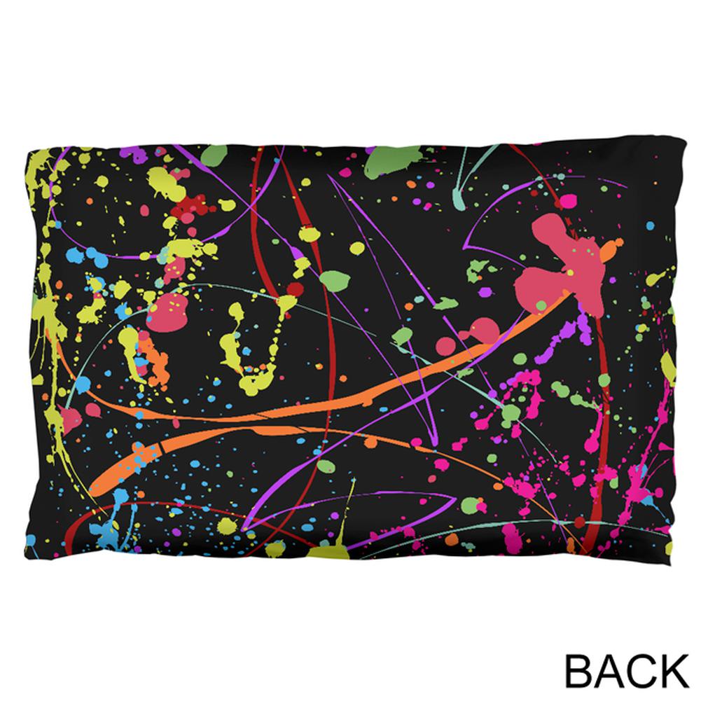 Splatter Paint Black Pillow Case Pillowcases Old Glory   