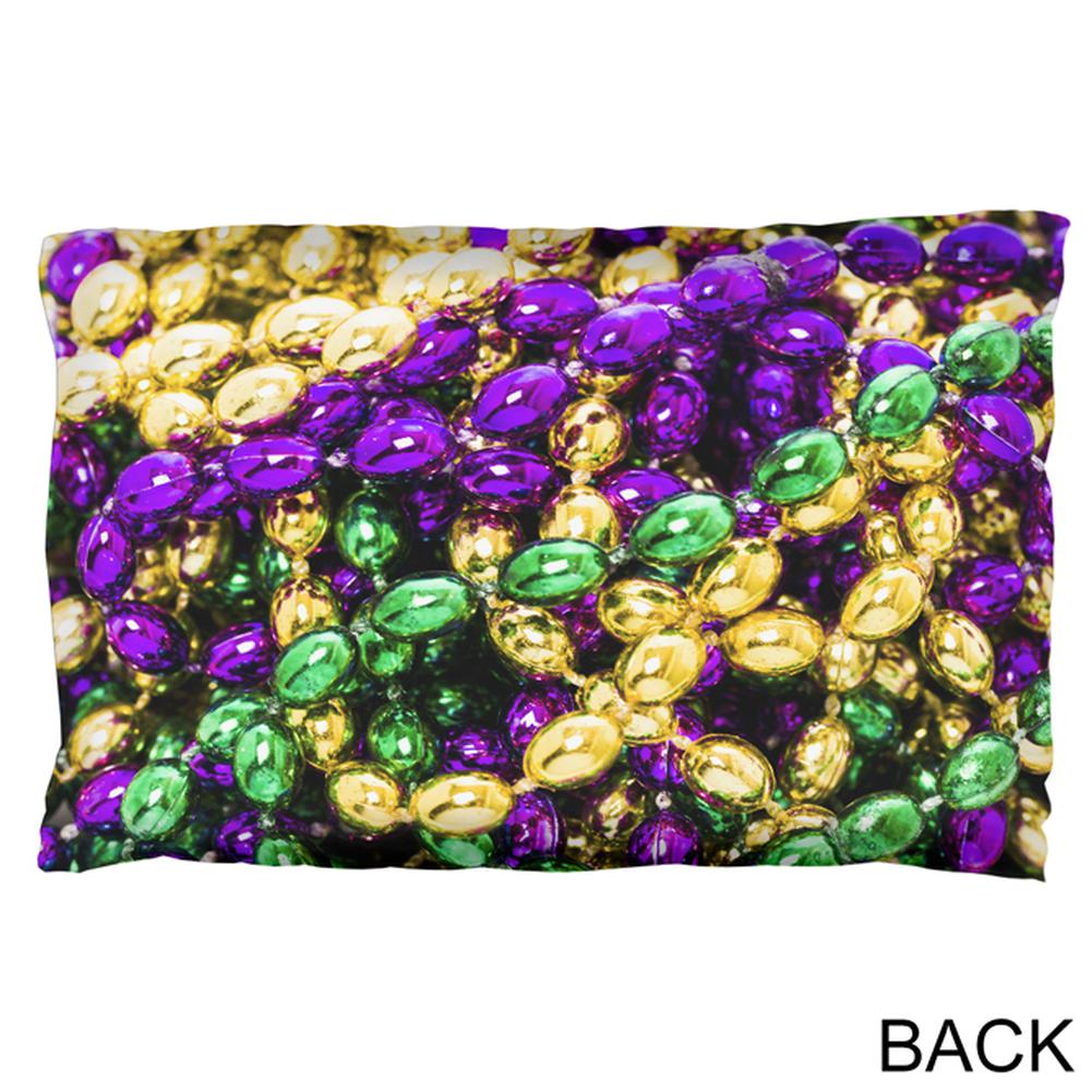 Mardi Gras Beads Pillow Case Pillowcases Old Glory   