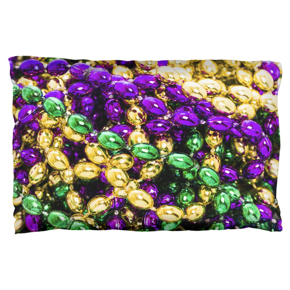 Mardi Gras Beads Pillow Case Pillowcases Old Glory OS Multi 