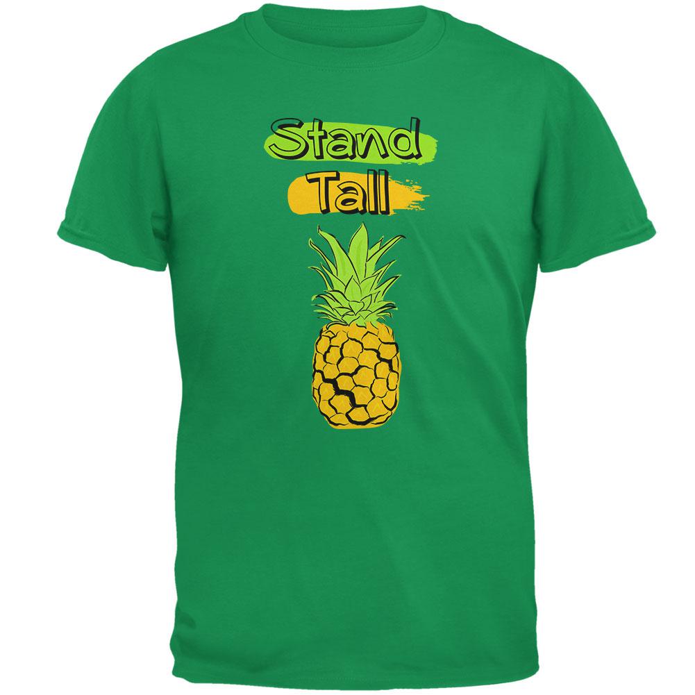 Summer Sun - Be a Pineapple - Stand Tall Mens T Shirt Men's T-Shirts Old Glory 2XL Irish Green 