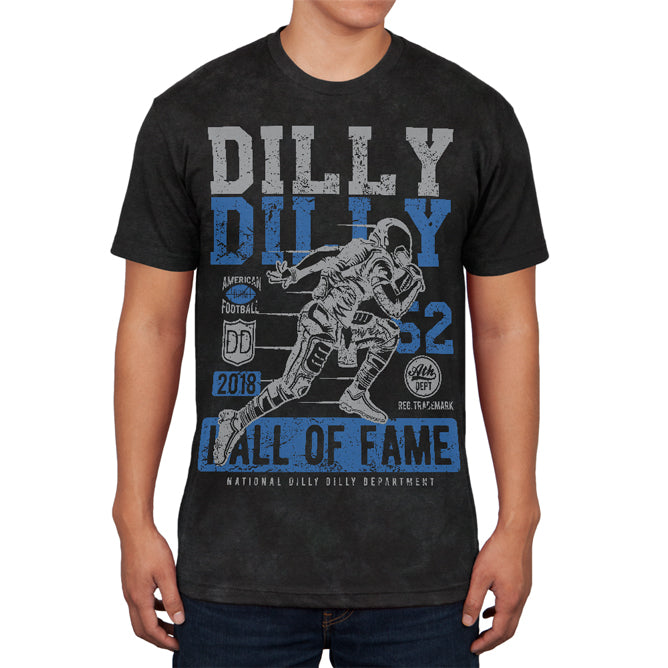 Dilly Dilly American Football Mens Soft T Shirt Men's T-Shirts Old Glory SM Charcoal Black Triblend 