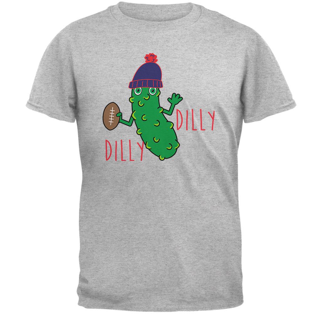 Vegetable Pickle Dilly Dilly Football Mens T Shirt Men's T-Shirts Old Glory 2XL Heather 