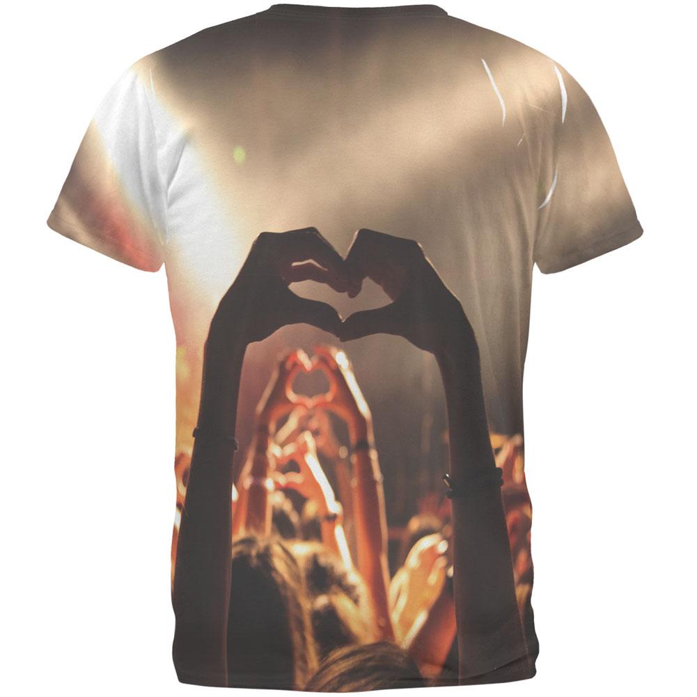 Love in a Crowd All Over Mens T Shirt Men's T-Shirts Old Glory   