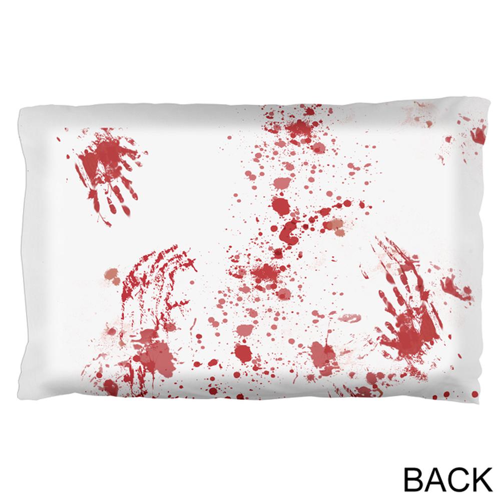 Halloween Blood Splatter Zombie Attack Survivor Pillow Case Pillowcases Old Glory   