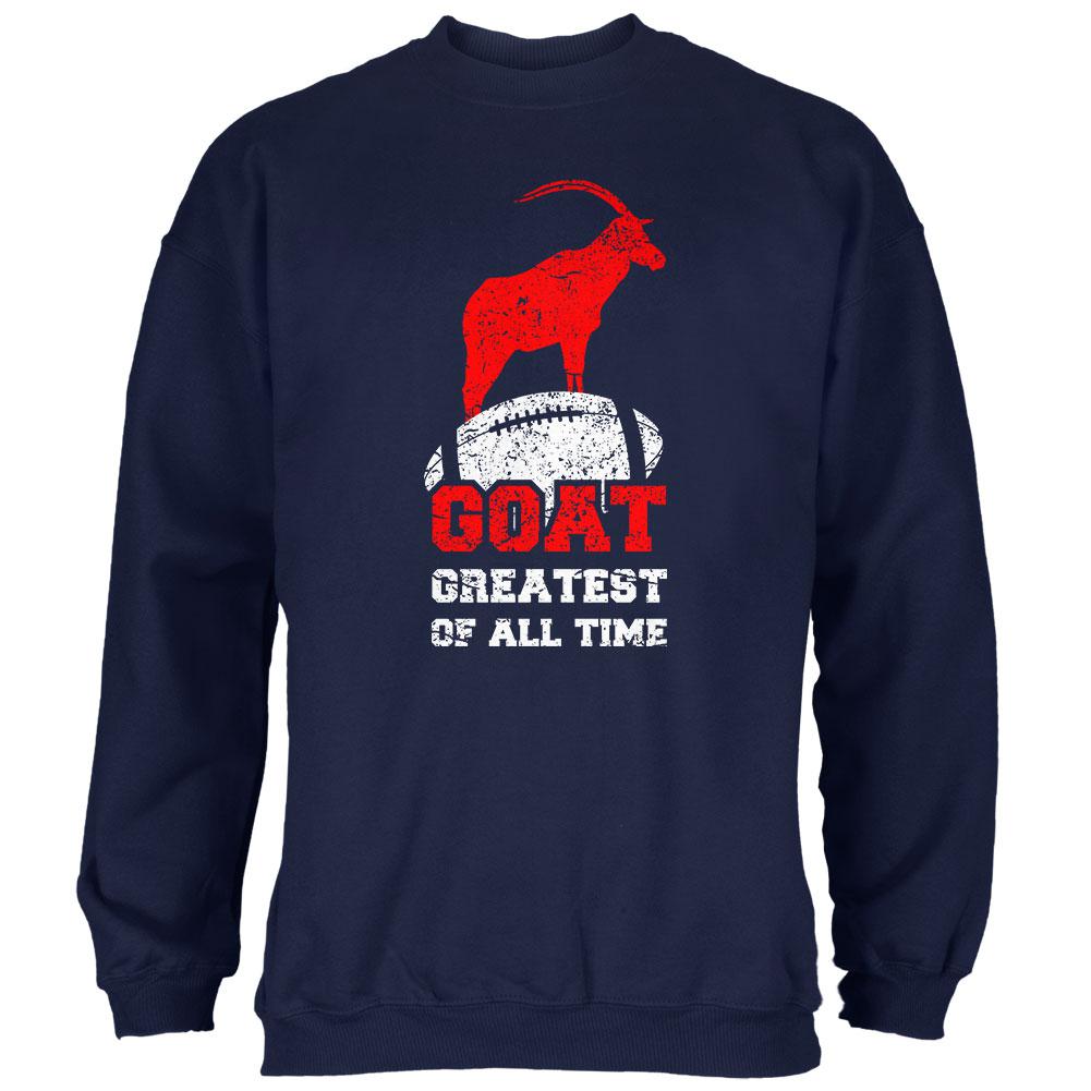 GOAT Greatest of all Time Mens Sweatshirt Men's Sweatshirts Old Glory 2XL Navy 