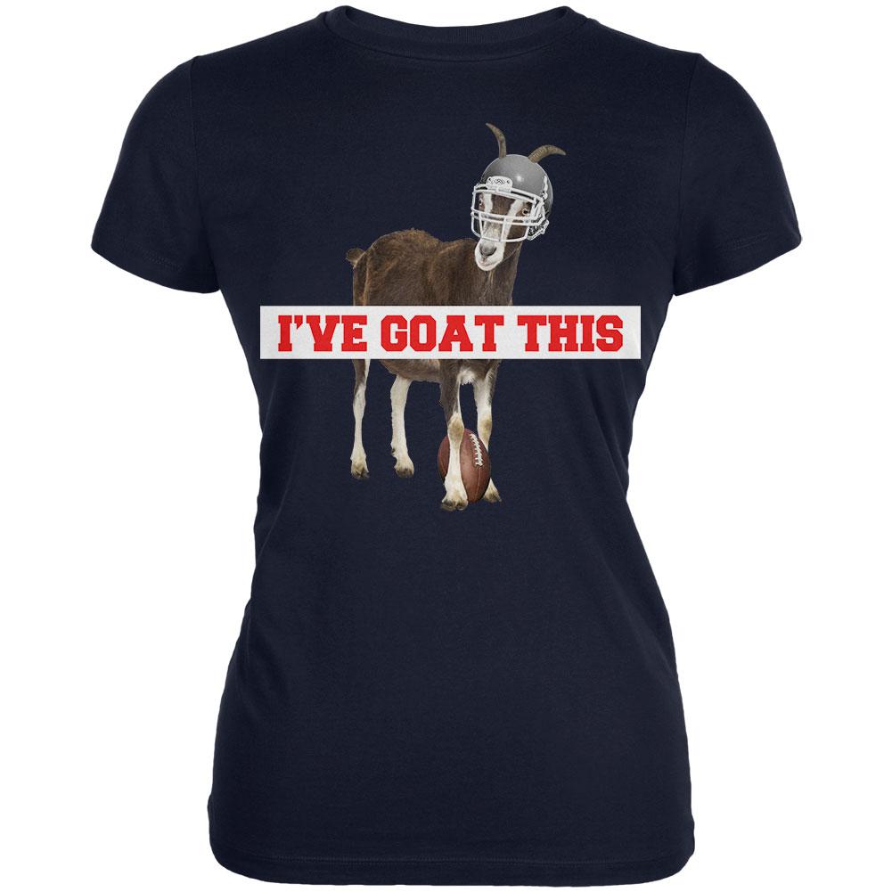 I've Goat This Football Juniors Soft T Shirt Juniors T-Shirts Old Glory 2XL Navy 