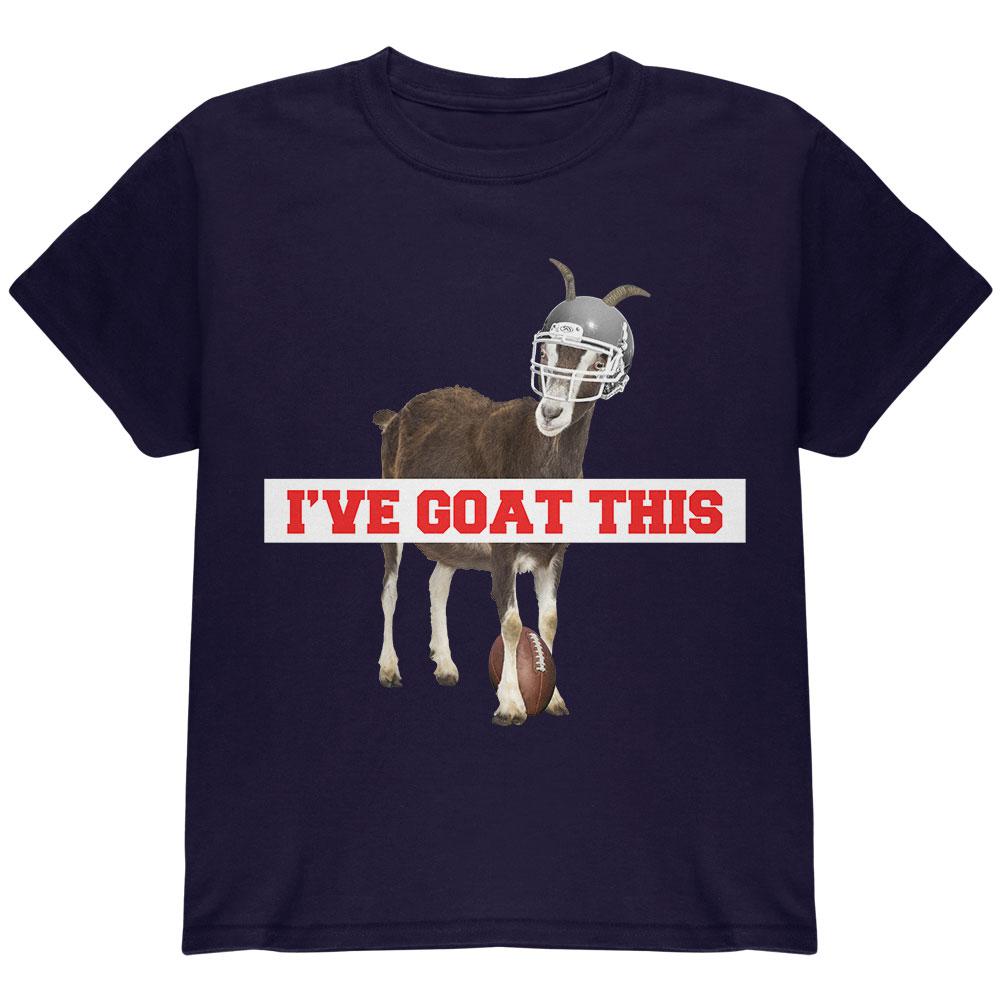 I've Goat This Football Youth T Shirt Youth T-Shirts Old Glory LG Navy 