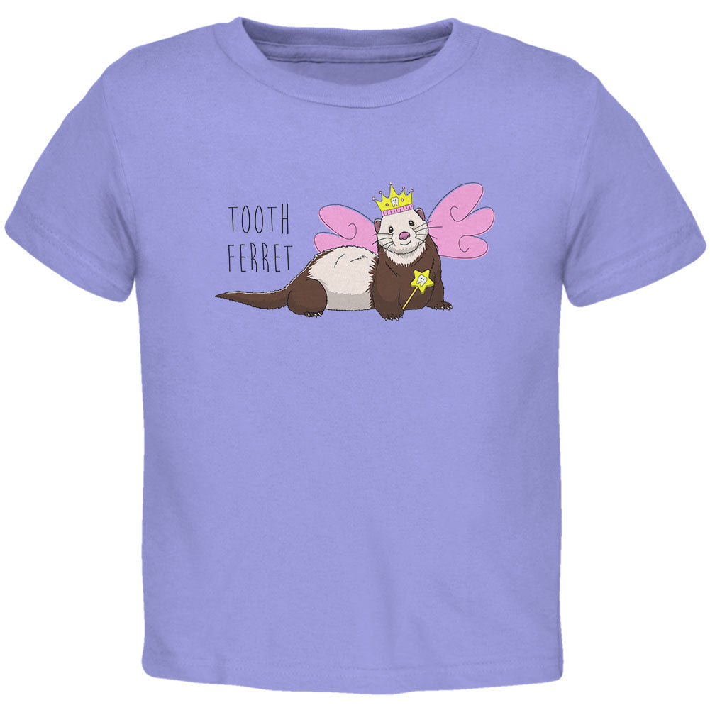 Tooth Fairy Ferret Pun Toddler T Shirt Toddler T-Shirts Old Glory 3T Periwinkle 