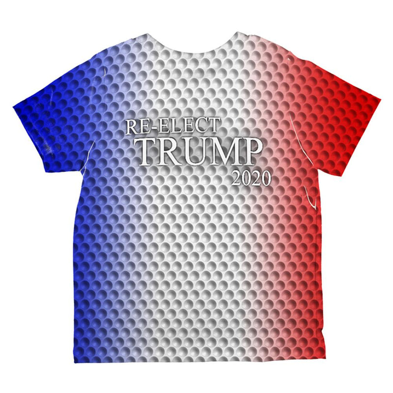 Re-Elect Trump 2020 Keep America Great Golf All Over Toddler T Shirt Toddler T-Shirts Old Glory   